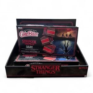 Netflix Hawkins Lab CakeBites Stranger Things Code Red Chocolate Cakes